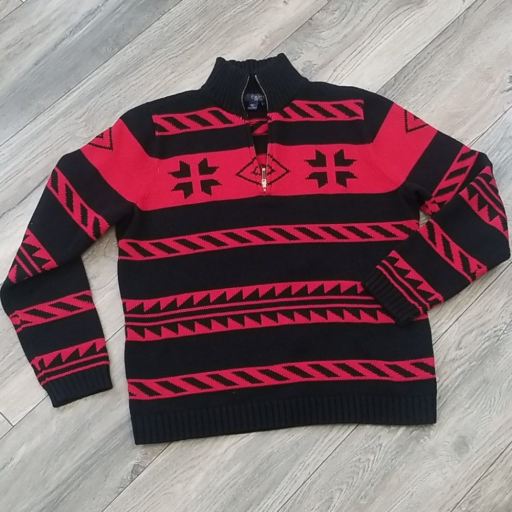 Men's Chaps Classic-Fit Quarter-Zip Sweater